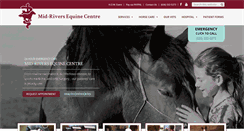 Desktop Screenshot of midriversequine.com